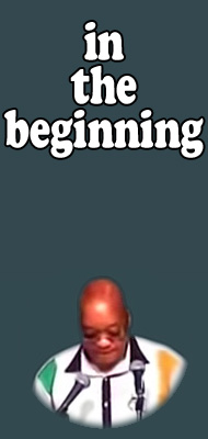 in the beginning